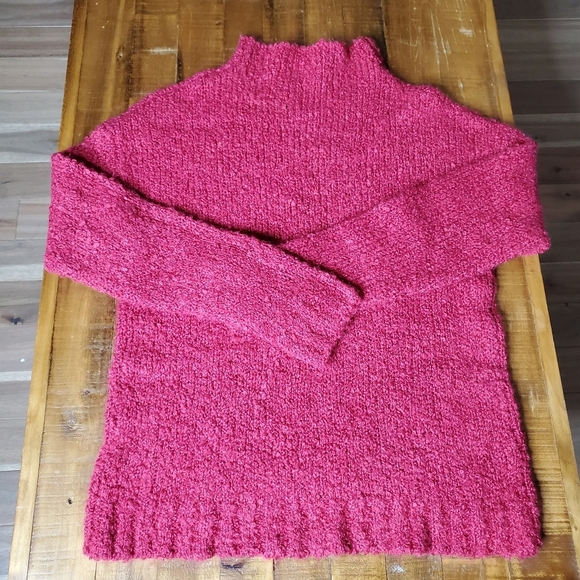 BP Funnel Neck Boucle Sweater SZ Small - Picture 2 of 5